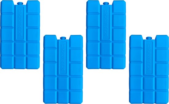 DULA Koelelementen - blauw - 6 stuks - 400 gram - 16x9x3,2cm - DULA