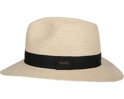 Hatland - UV-Fedora hoed voor volwassenen - Sim - Naturel - maat 61CM