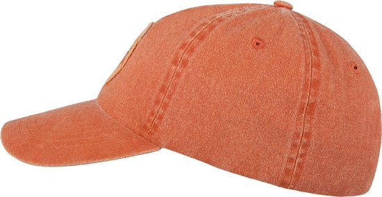 Hatland - UV-Baseball pet met logo voor volwassenen - Ymir - Oranje - maat Onesize
