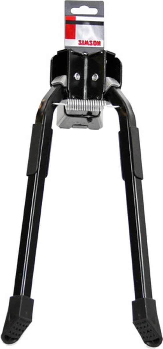 Simson Dubbele fietsstandaard - robuust staal - geschikt voor e-bikes en mamafietsen - 26-28 inch - zwart van Simson — afbeelding 4
