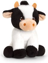 Keel Toys Knuffel - Koe - dieren knuffels - pluche - koeien - 12 cm