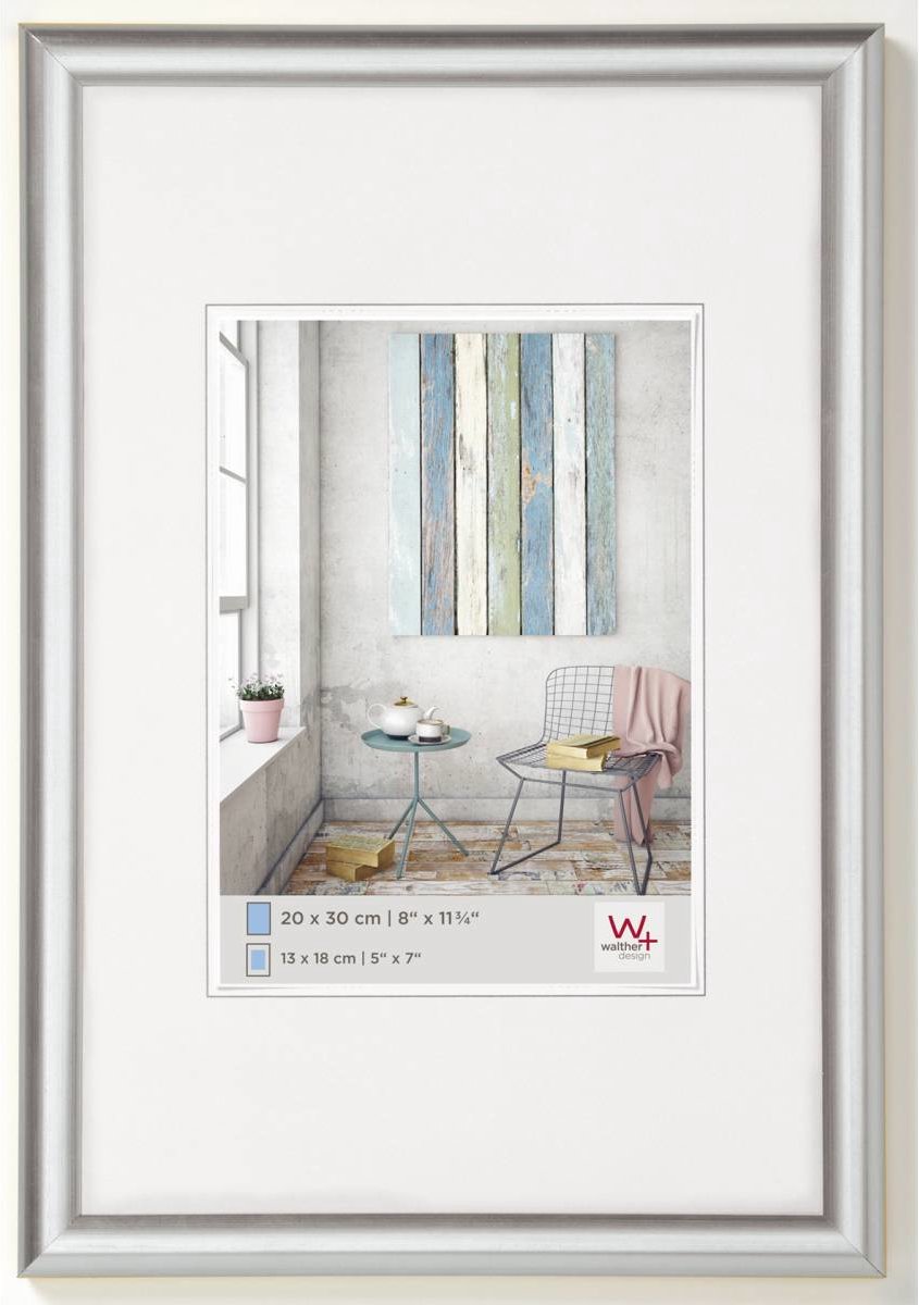 Walther Trendstyle - Kunststof lijst - Fotoformaat 40x60 cm - Zilver