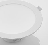 PRIOS - LED downlight - CCT  - 1licht - aluminium, kunststof - H: 8.5 cm - wit - Inclusief lichtbron