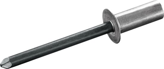GOEBEL® - 250 x Rivets aveugles fermés 4,8 x 15,5 mm - Aluminium AlMG 0 / Acier galvanisé - Tête fraisée - CUP - 2171148155 - ISO15974 - Rivet pop