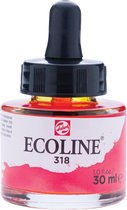 Talens Ecoline aquarelle flacon de 30 ml, carmin 3 pièces