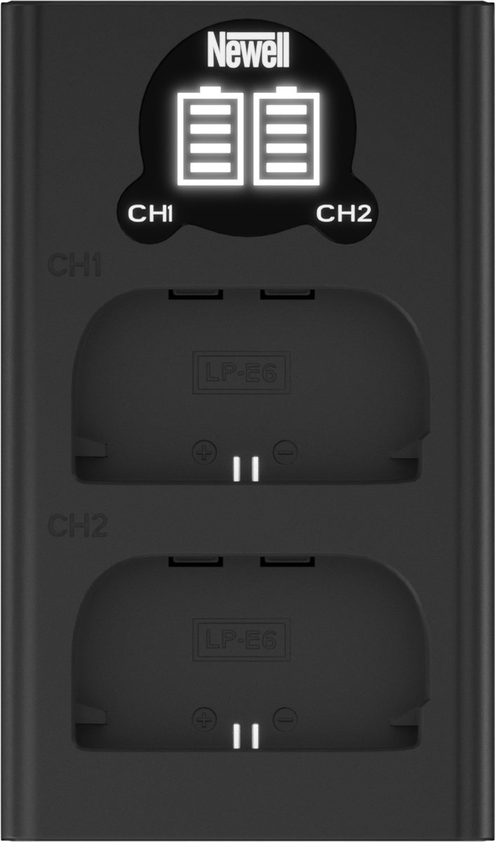 Newell DL-USB-C dual channel charger for LP-E6