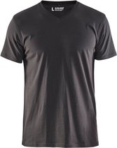 Blaklader T-Shirt, V-hals 3360-1029 - Donkergrijs - XL