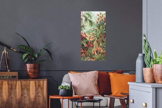 Stickers muraux - Fleurs - Art - Vintage - Muscinae - 40x80 cm - Film Adhésif