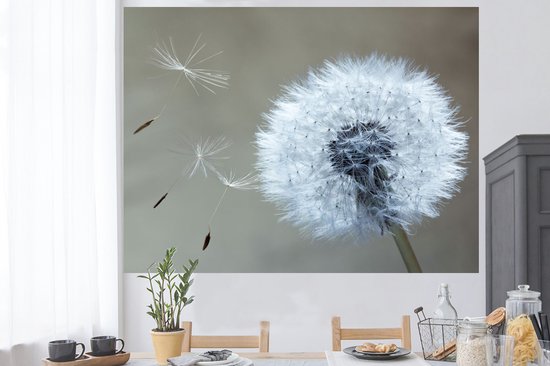 Stickers muraux - Film autocollant - Pissenlit - Bloem - Plante - 160x120 cm - Film adhésif - Stickers muraux Chambre d'enfant - Papier peint autocollant XXL