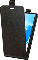 OnePlus Nord N20 5G Flipcase (omlaag) hoesje - Just in Case - Effen Zwart - Kunstleer