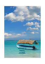 Reisdagboek - Notitieboek - Reisjournal - Reizen - Vakantiedagboek - Dagboek - Softcover - Elastiek - Vakantieboek - Cadeau