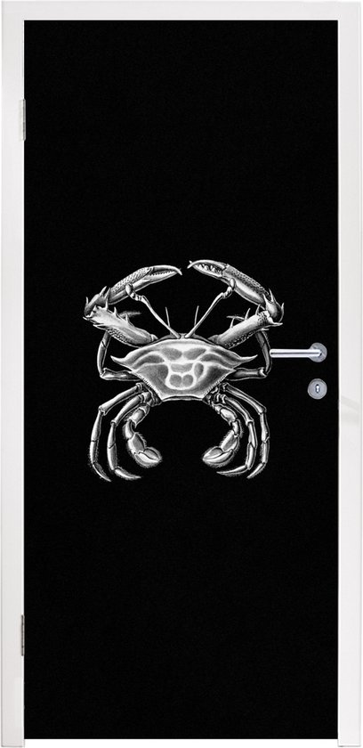 Deursticker Ernst Haeckel - Krab - Oude meesters - Vintage - Dieren - Kunst - 90x215 cm - Deurposter