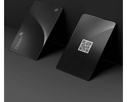 Sammycard (Zwart) NFC Visitekaartjes - Smart Business Card - Relatiegeschenk - Netwerk business card