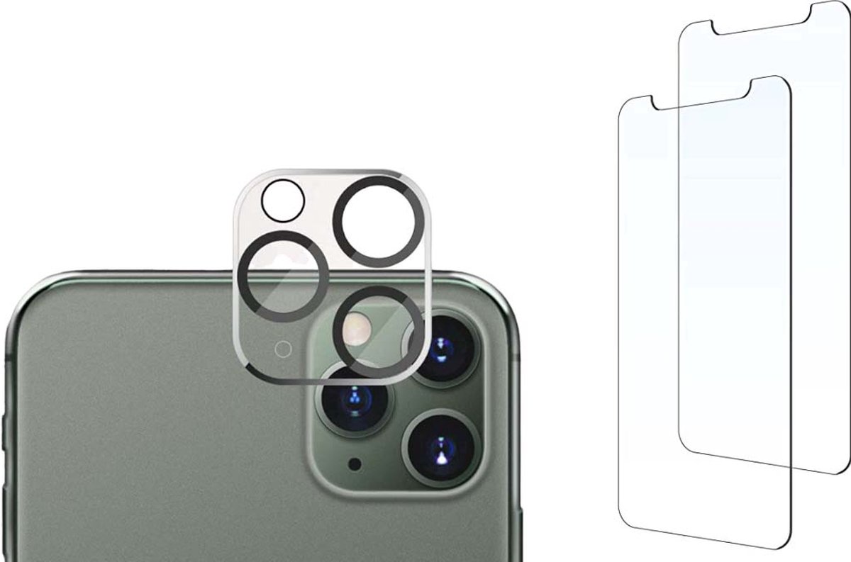 Arara iPhone 12 Pro Max Camera protector + Screen Protector 2 stuks - iPhone 12 Pro Max Screenprotector - iPhone 12 Pro Max Screen Protector Camera