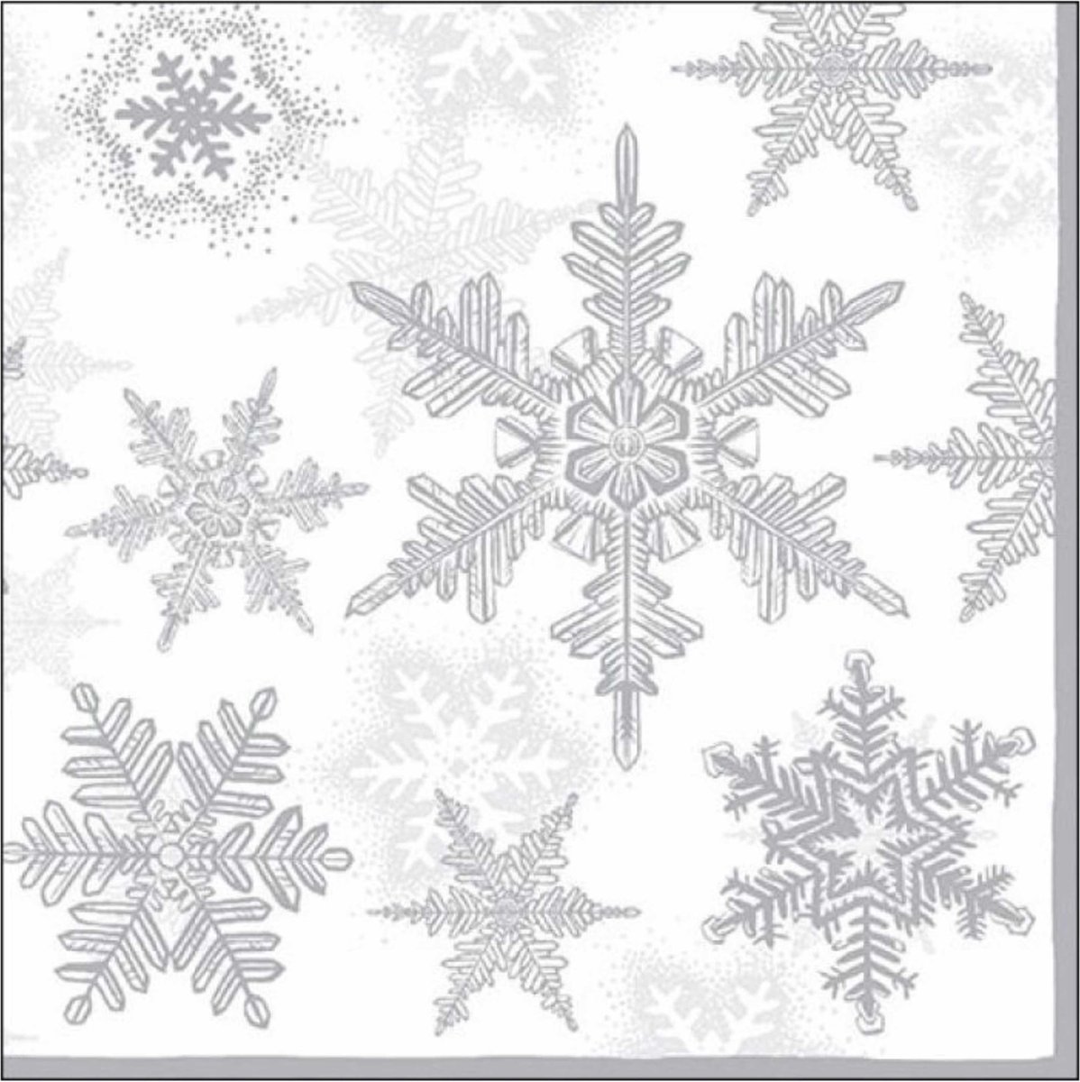 Papieren tafelkleed/tafellaken zilver inclusief kerst servetten - Kerstdiner tafel