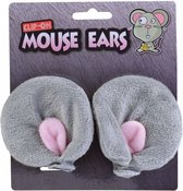 Muizen verkleed oren met clips - Muizenpak/Muizenpakken accessoires