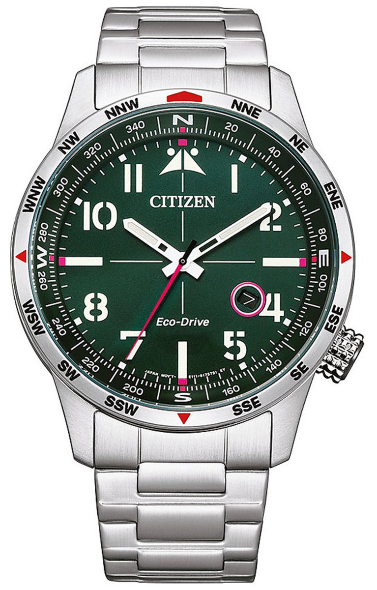 Citizen BM7551-84X Horloge - Staal - Zilverkleurig - Ø 43 mm