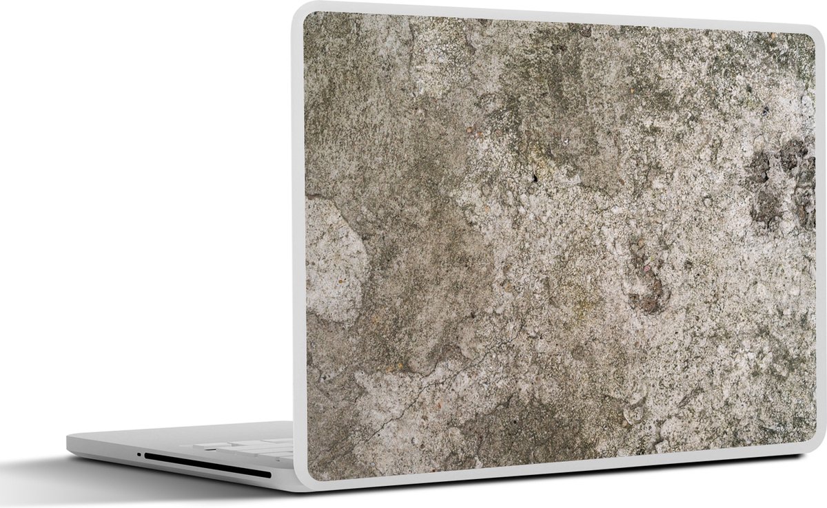 Laptop sticker - 17.3 inch - Roest print - Stenen - Leisteen - Beton print - 40x30cm - Laptopstickers - Laptop skin - Cover