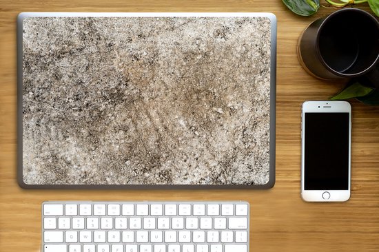 Autocollant d’ordinateur portable - 15,6 pouces - Béton - Rouille - Industriel - 36x27,5cm - Autocollants pour ordinateur portable - Peau d’ordinateur portable - Couverture