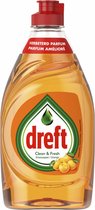 Dreft afwasmiddel - Clean & Fresh - Sinaasappel - voordeelverpakking - 10x 340 ml