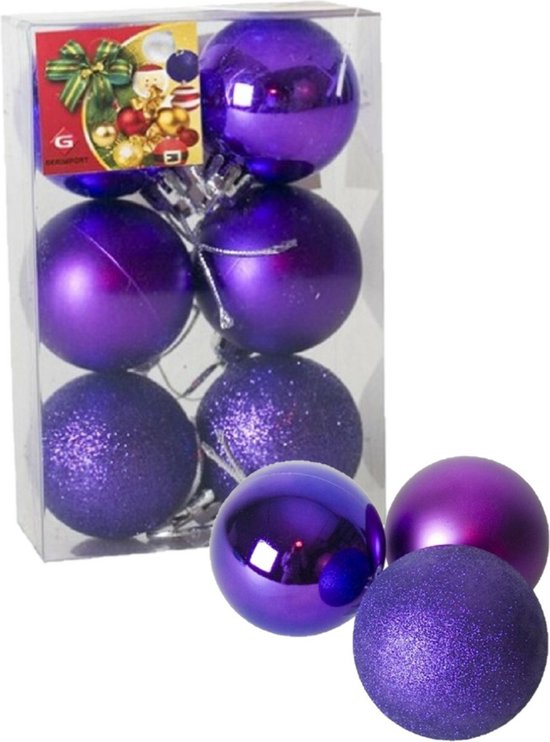 Kerstballen Set - 50 Stuks Rode Kerstballen - Onbreekbare Kerstballen   Kerstdecoratie Mix   Kerstboom Versiering   Kunststof Kerstballen   Rood