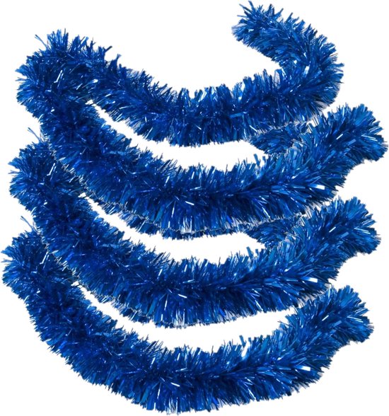 3 x guirlandes de sapin de Noël/guirlandes de lametta de 180 x 12 cm de  couleur bleu... | bol