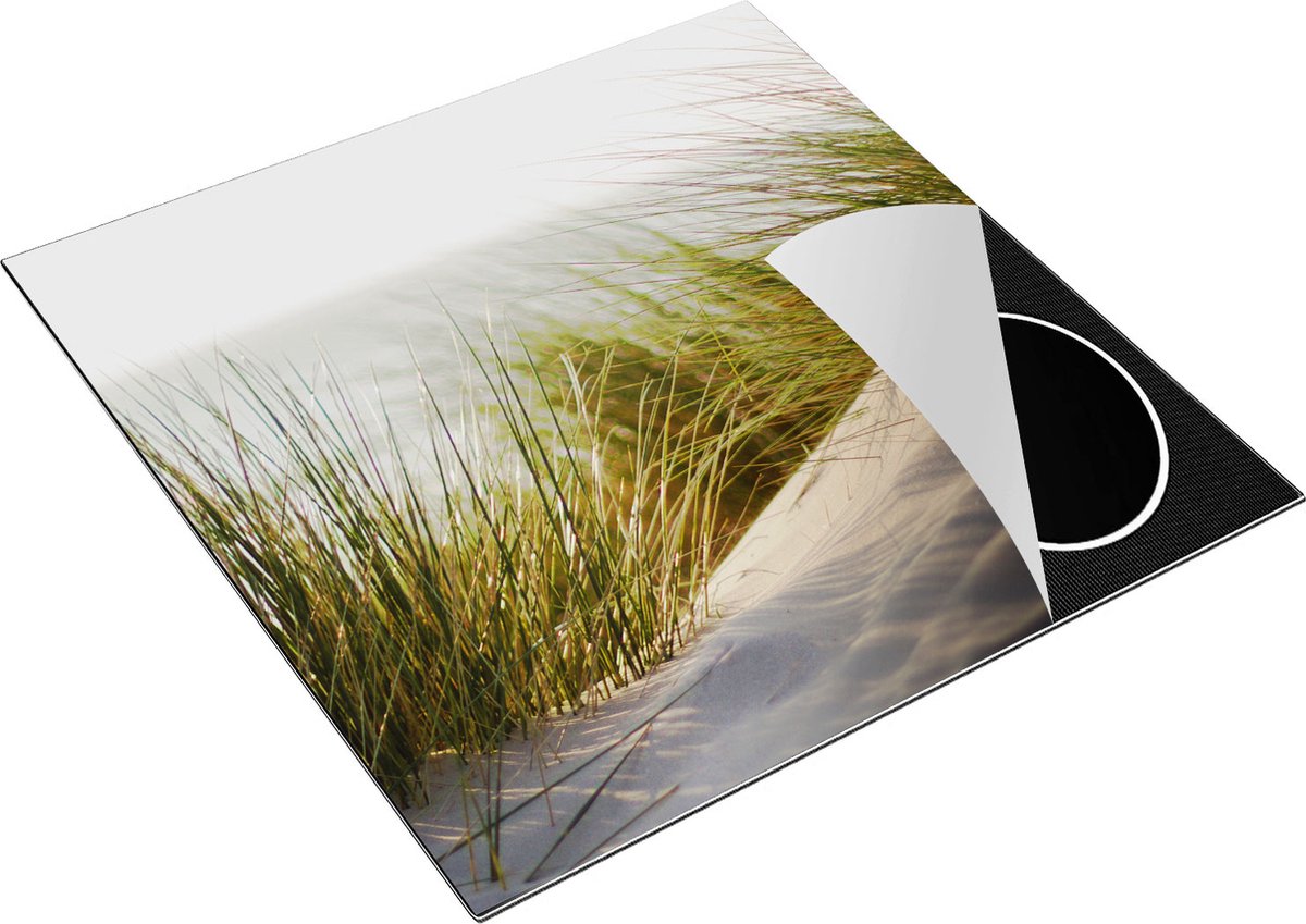 Chefcare Inductie Beschermer Strand en Duinen - 78x78 cm - Afdekplaat Inductie - Kookplaat Beschermer - Inductie Mat