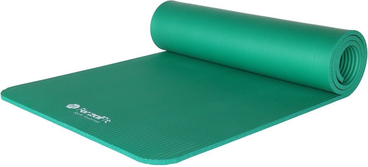 ForzaFit Yogamat - Fitness Mat met Draagriem - Extra dik 10 mm - Groen