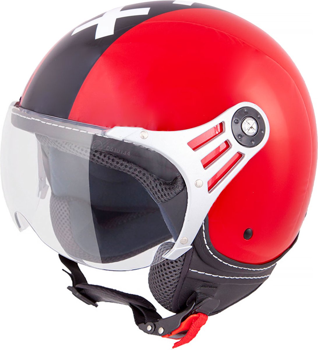 Vinz Fiori Scooter Helmet Casque Jet Casque Cyclomoteur - Amsterdam |  bol.com
