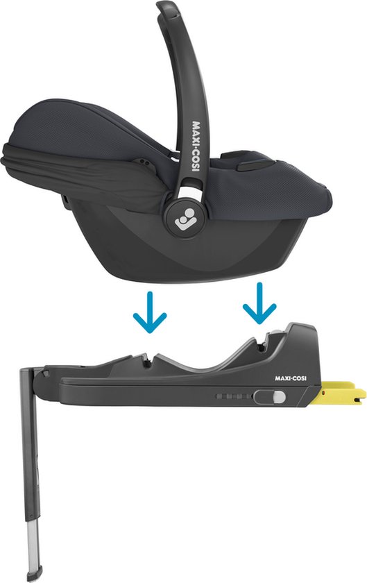 Maxi-Cosi CabrioFix Pack - Autostoeltje & Base - Essential Black van Maxi-Cosi — afbeelding 4
