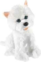 Pluche West Highland Terrier hond knuffel 25 cm - Westie Honden huisdieren knuffels - Speelgoed voor kind