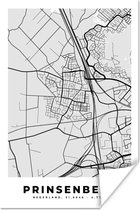 Poster Carte - Prinsenbeek - Plan de la ville - Plan d'étage - 20x30 cm