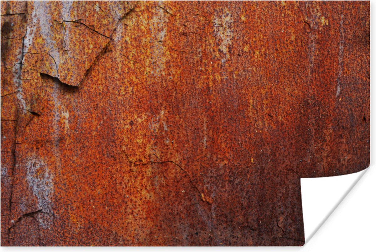 Poster Industrieel - Staal - Roest - 60x40 cm
