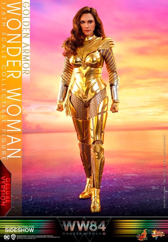 Foto: Hot toys deluxe golden armor wonder woman 1 6 scale figure wonder woman 1984 hot toys figuur