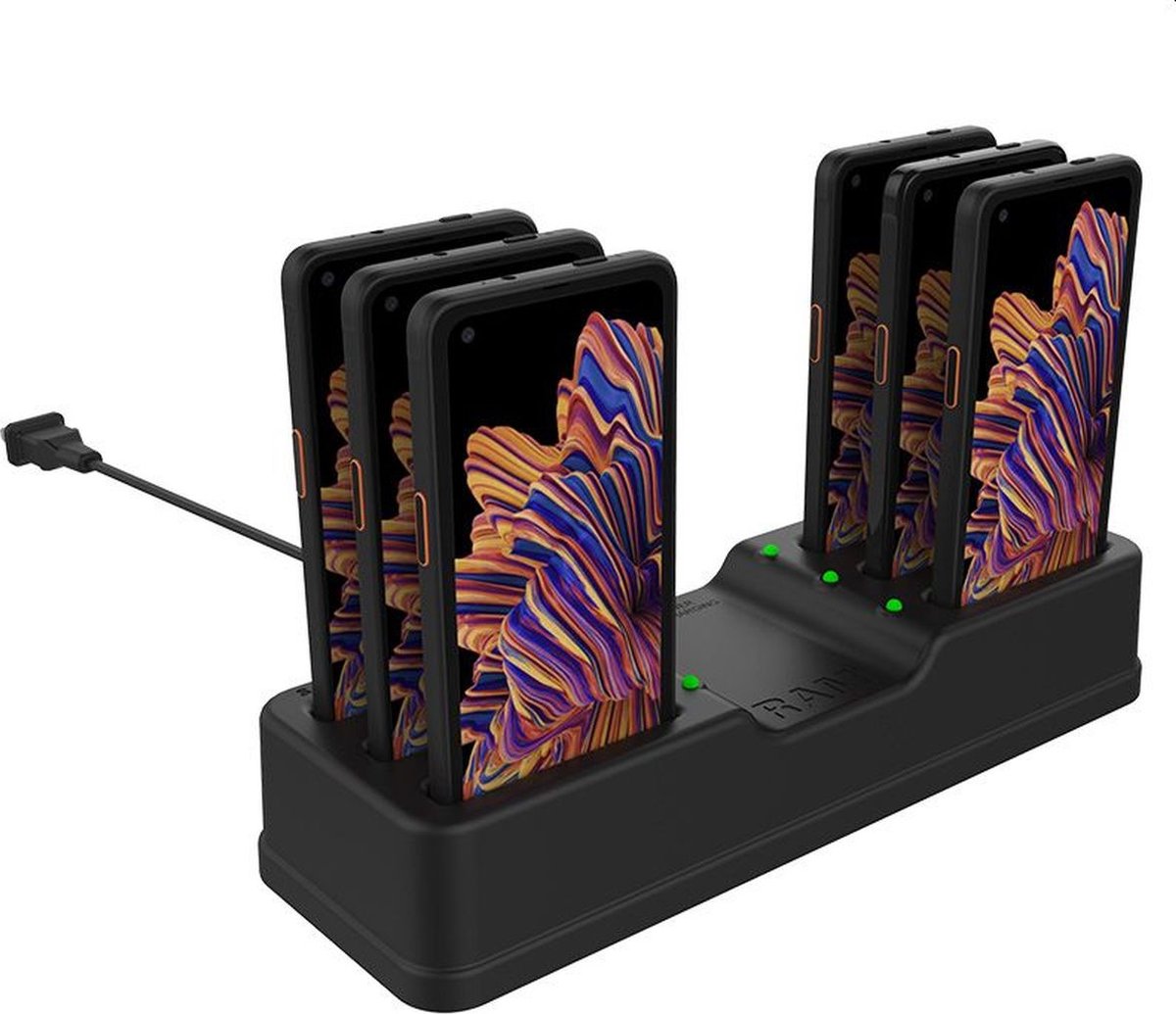 RAM 6-Port Charging Dock voor Samsung XCover Pro