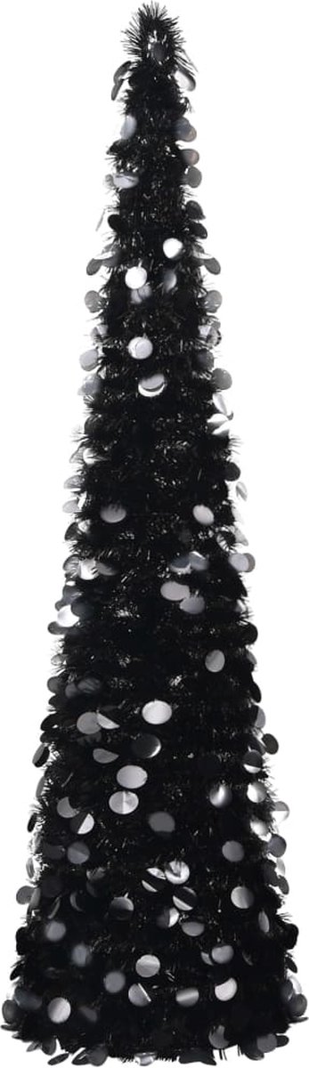 VidaLife Kunstkerstboom pop-up 150 cm PET zwart