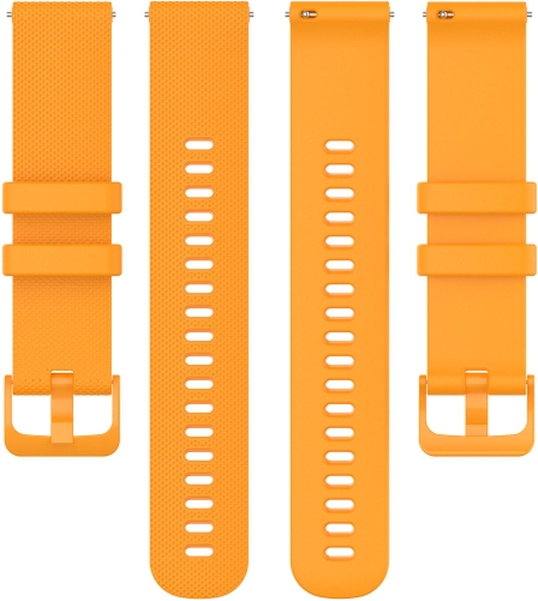 Siliconen bandje - geschikt voor Garmin Vivoactive 4 / Venu 2 / Venu 3 / Forerunner 255 / 265 - oranje