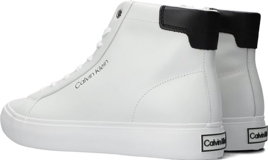 Calvin Klein Vul High Top Hoge sneakers - Leren Sneaker - Dames - Wit -  Maat 41 | bol.com