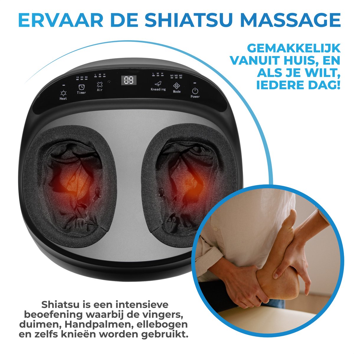 El Suvon Shiatsu Voetmassage apparaat - Voeten Massage thumbnail 5