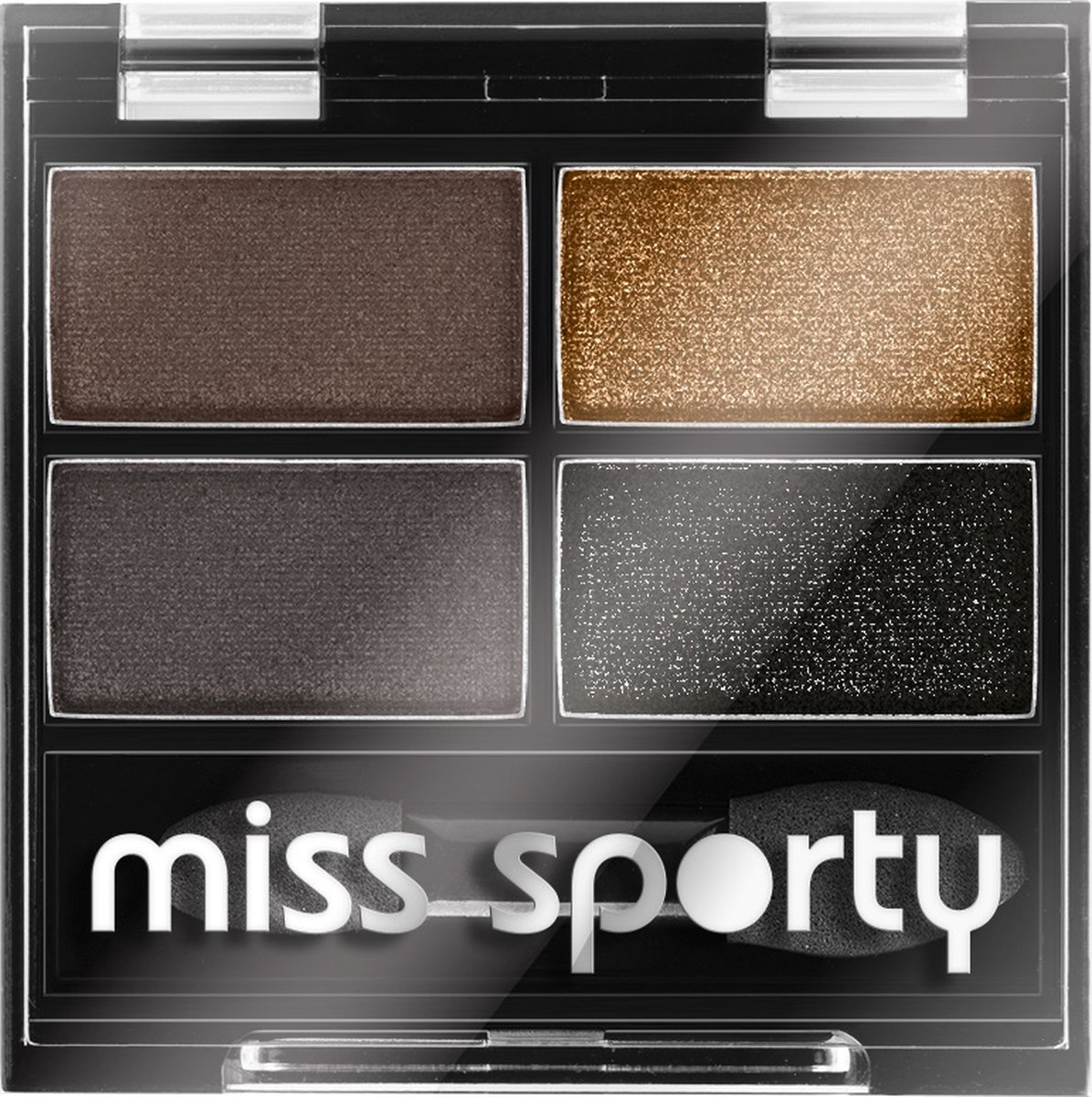 Miss Sporty Studio Color Quattro Oogschaduw Palette - 414 100% Smokey