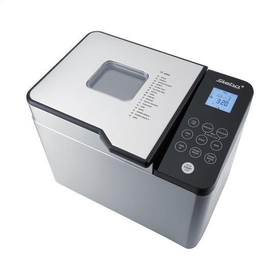 Foto: Steba bm2 broodbakmachine 17 voorgeprogrammeerde programma s 500 100 gram gram pfas vrij