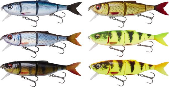 Savage Gear 4Play V2 Liplure - esca artificiale all'aringa scannerizzata in 3D per i pescatori di predatori, azione realistica, movimento con curva a S, ideale per lucci e spigole,Firetiger 16,5 cm