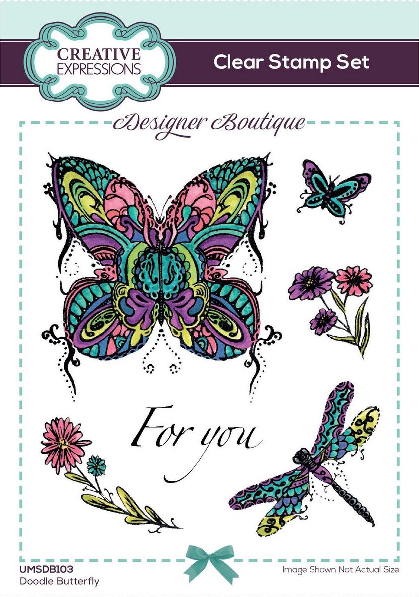 Creative Expressions Designer Boutique Clear Stamp Set Doo