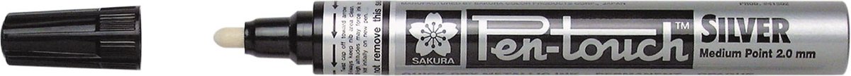 Sakura Marker Medium 2 0mm zilver