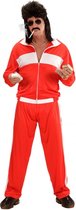 Trainingspak kamper rood/wit 2xl