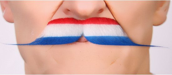 Holland koningsdag verkleedkleding accessoire snor - verkleedkleding en kostuum accessoires
