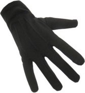 Zwarte korte handschoenen L