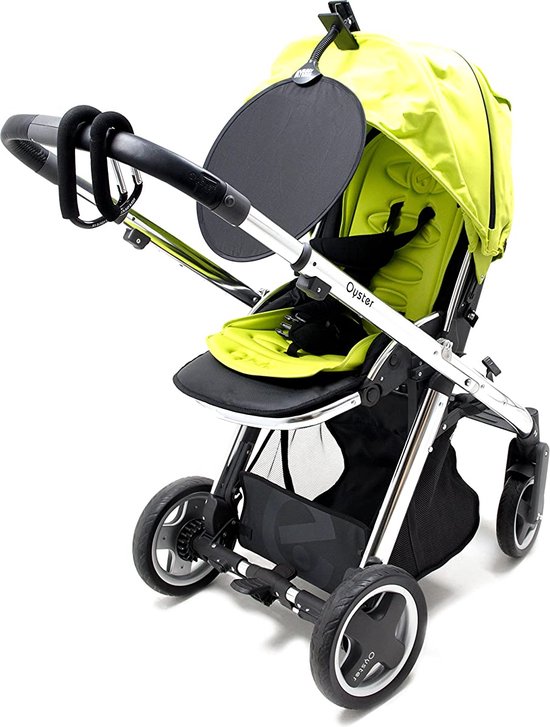 MyBuggyBuddy Sunshade - Zonnescherm - Makkelijke Installatie - Past In De Auto - Plat Opvouwbaar - Zwart van MyBuggyBuddy — afbeelding 3