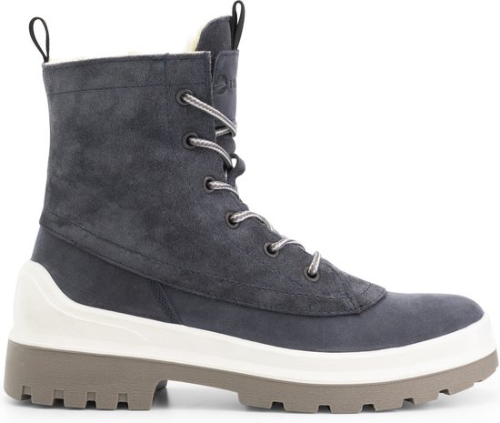 Travelin' Leval Dames Winterboots - Waterresistent membraan - Wol gevoergd - Leer