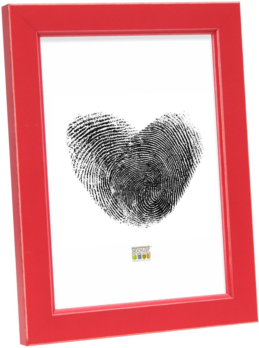 Deknudt Frames fotolijst S45DK4 - rood - voor foto 13x13 cm
